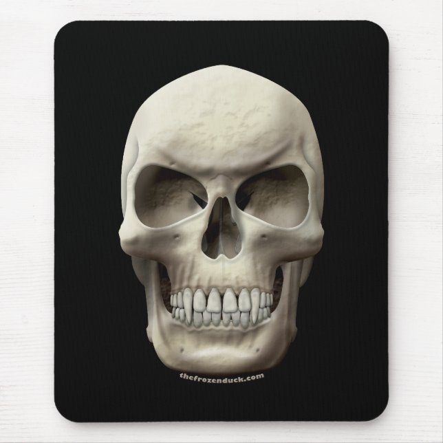Evil Vampiric Skull Mouse Pad (Front)
