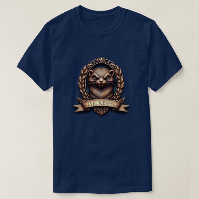 Evil Weasel T-Shirt (Design Front)