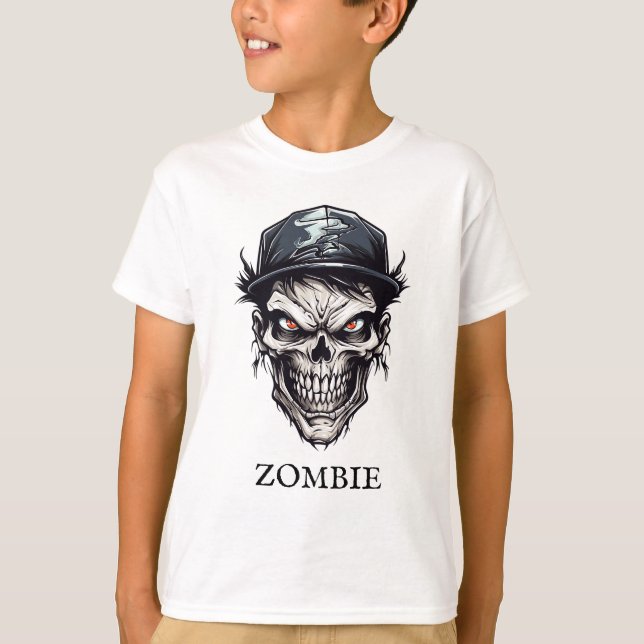 Evil Wicked Undead Zombie Character T-Shirt (Front)