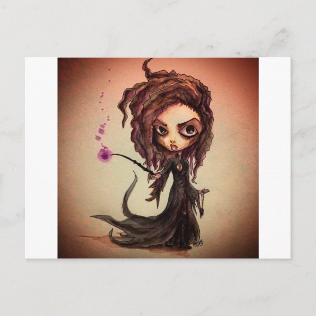Evil Witchy Wizards Postcard (Front)