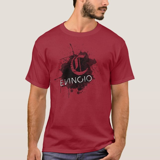 Evincio Black T-Shirt (Front)
