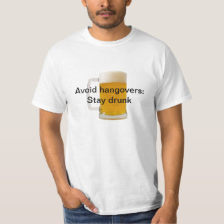 Évitez les gueules de bois : Restez le T-shirt