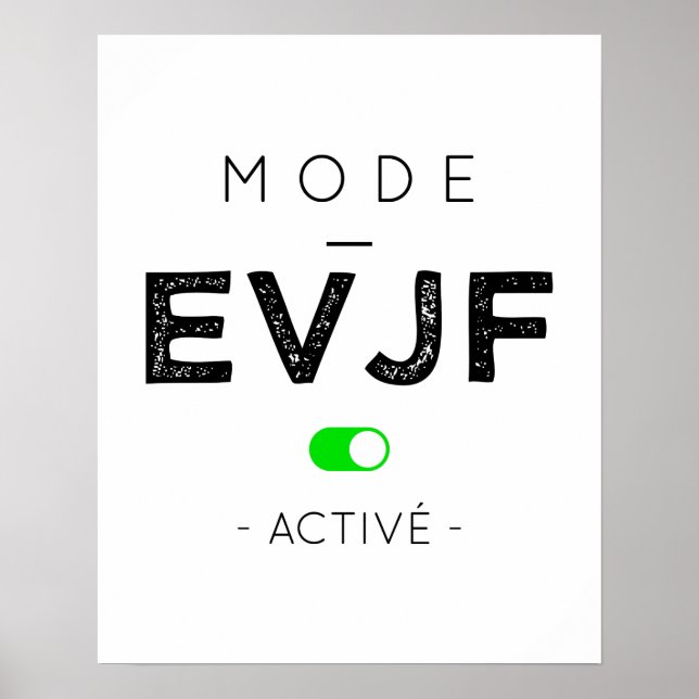 EVJF Mode Enabled Poster (Front)