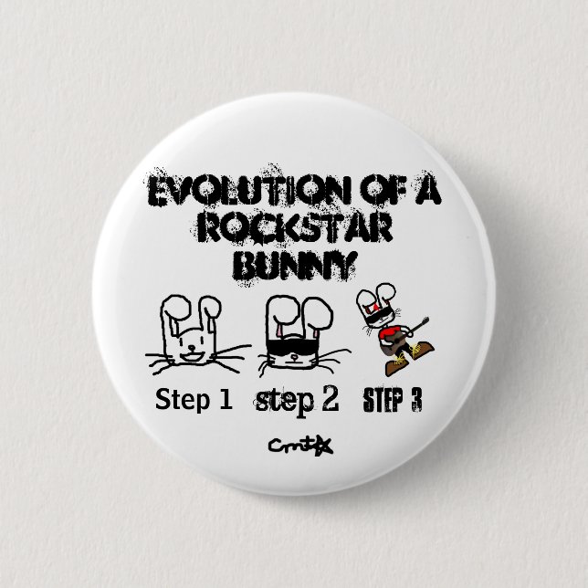 Evolution 2 Inch Round Button (Front)
