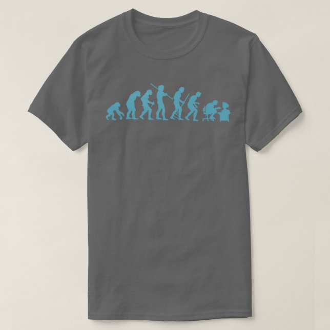 Evolution Ape To Geek Classic TShirt (Design Front)