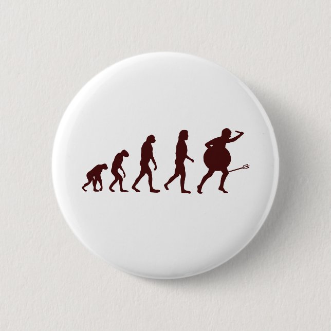 Evolution Arrow 2 Inch Round Button (Front)