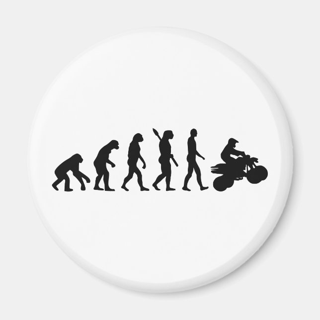 Evolution ATV Quad Racing Magnet (Front)