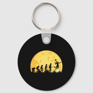 Evolution Badminton Bright Badminton Player Gift Keychain