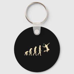 Evolution Badminton Player Shuttle Racket 1  Keychain