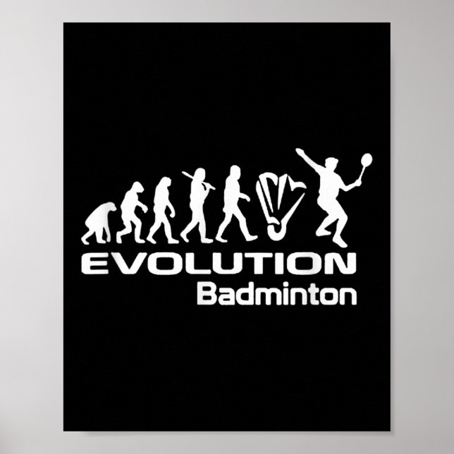 Evolution Badminton  Poster (Front)