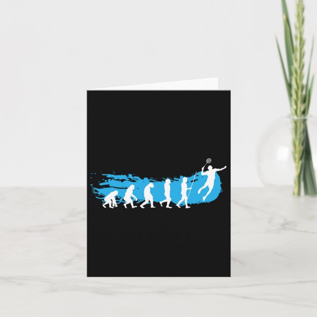 Evolution Badminton Shuttle Badminton Player Gift  Card (Front)