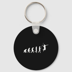 Evolution Badminton Shuttle Badminton Player Gift Keychain