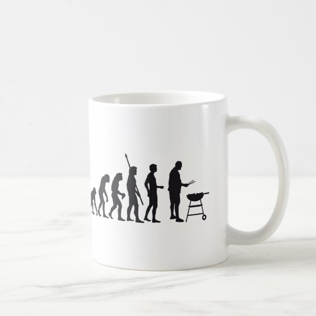 evolution barbecue coffee mug (Right)