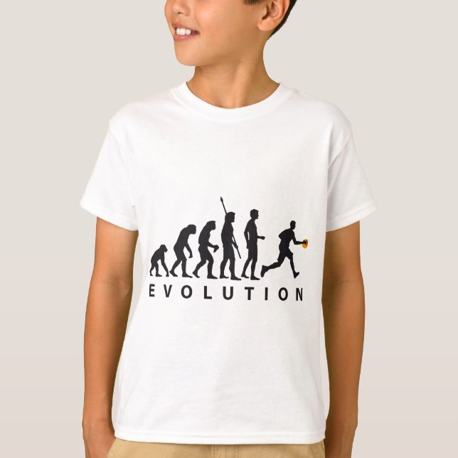 evolution basketball T-Shirt (Front)
