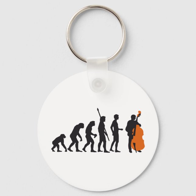 evolution bass keychain (Front)
