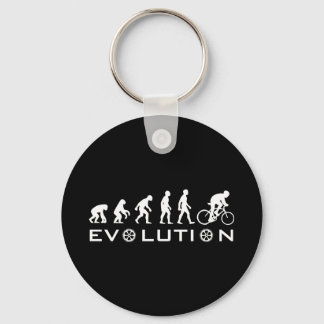 Evolution Bike Black Keychain