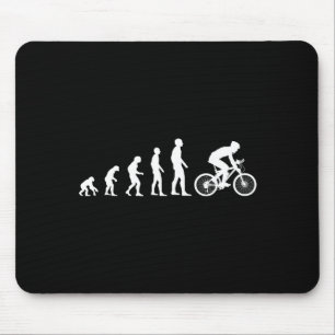 Evolution Bike Man Humour Cyclist Funny Mouse Pad