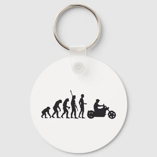 evolution biker keychain (Front)
