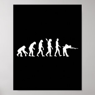 Evolution Billiards Poster