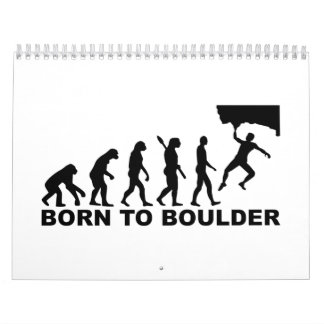 Evolution Born to Boulder Calendar