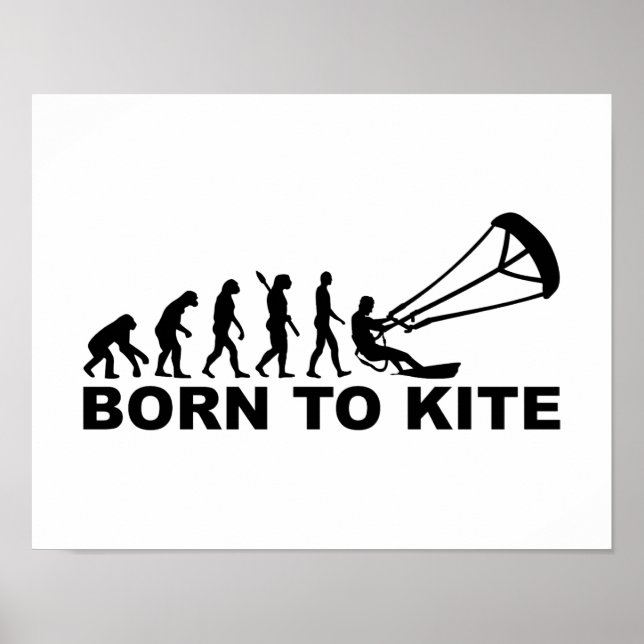 Evolution born to kite poster (Front)