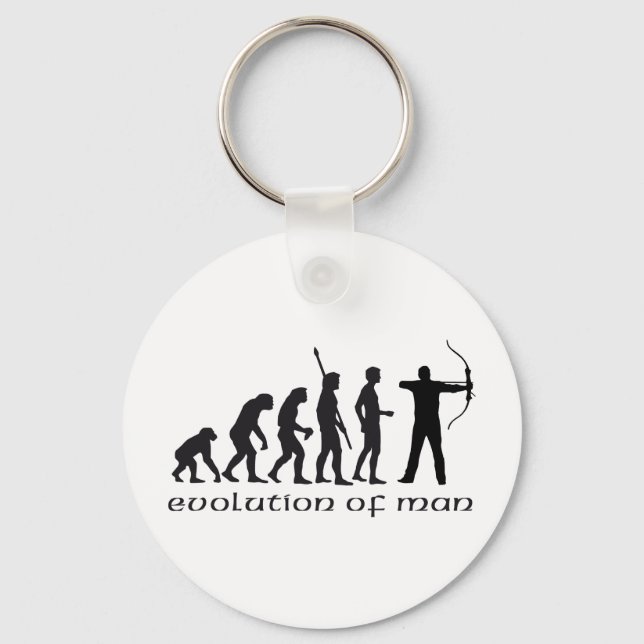 evolution bow and arrow keychain (Front)