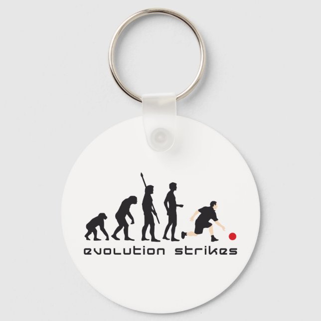 evolution bowling keychain (Front)