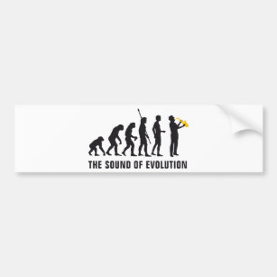 evolution bumper sticker