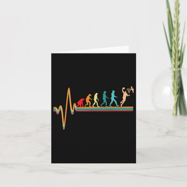 Evolution Bysketbyll Player Byll Game Heartbeat Ho Card (Front)
