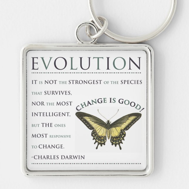 Evolution Change Keychain (Front)