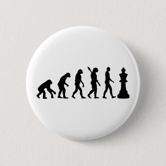 Evolution Chess king 2 Inch Round Button