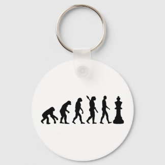 Evolution Chess king Keychain