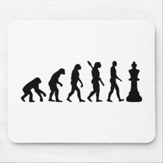 Evolution Chess king Mouse Pad