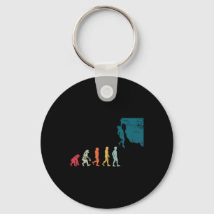 Evolution Climber Mountains Alps Mountaineering Cl Keychain