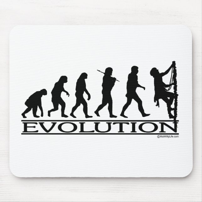 Evolution - Climbing Mouse Pad (Front)