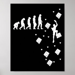 Evolution Climbing Sport Climbing Bouldering Climb Poster