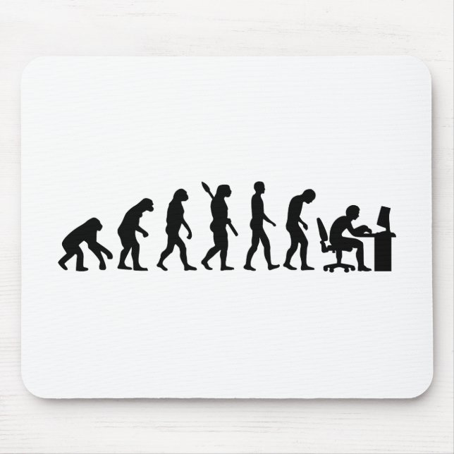 Evolution computer office mouse pad (Front)