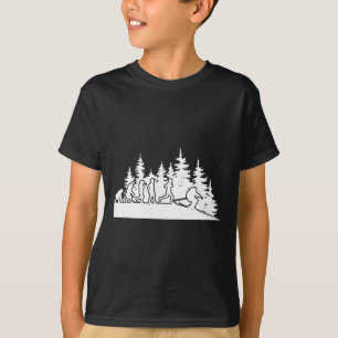 Evolution Cross Country Skiing Winter Sports Biath T-Shirt