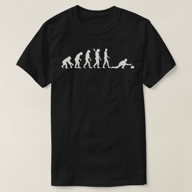 Evolution curling  T-Shirt (Design Front)
