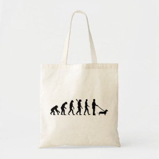 Evolution Dachshund Tote Bag
