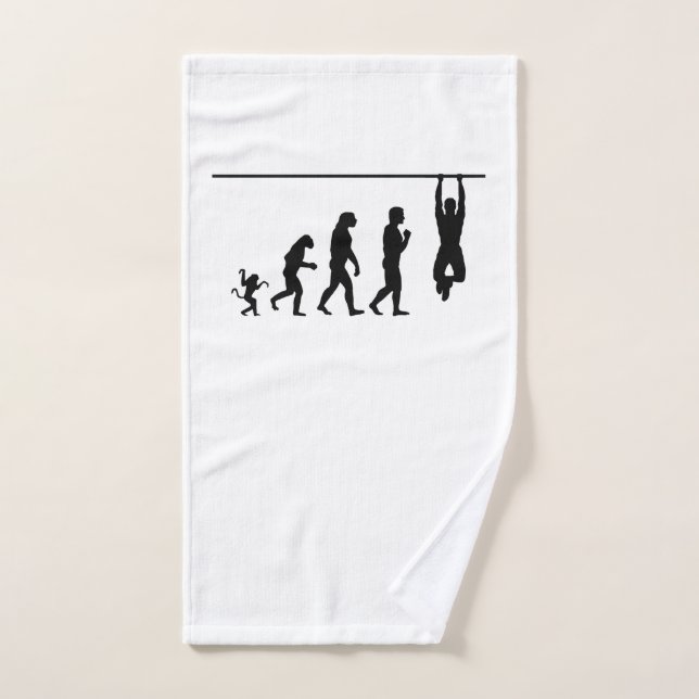 évolution de crossfit, #crossfit (Serviette à main)