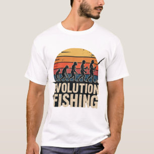 Évolution de la pêche - T-Shirt coucher de soleil