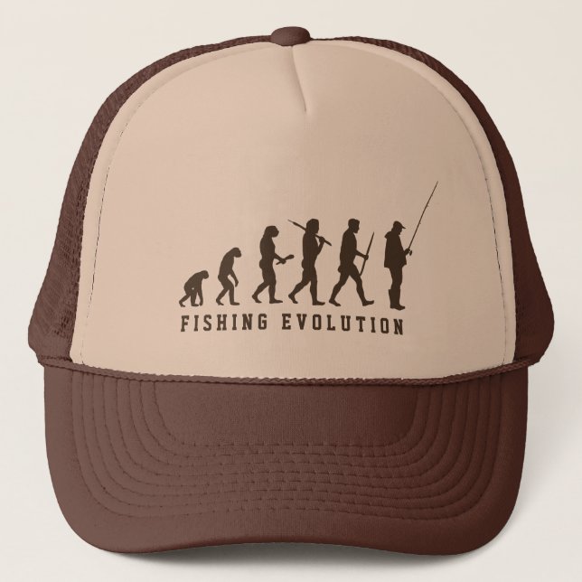 Évolution de pêche - casquette drôle de pêcheur (Devant)