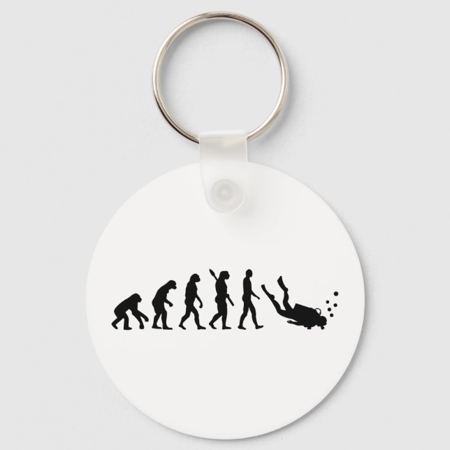 Evolution Diving Keychain (Front)