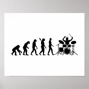 Evolution drummer poster