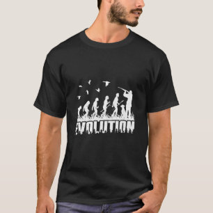   Evolution Duck Hunting Goose Hunter Waterfowl Hu T-Shirt