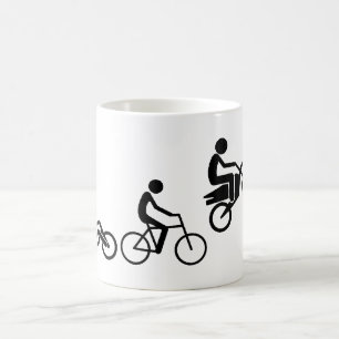 Evolution D'Un Rider Vélo Dirt Motocross Drôle Mug