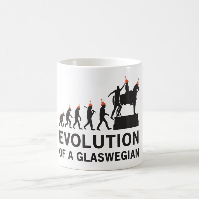 Évolution d'une Mug Glaswegian (Glasgow) (Centre)