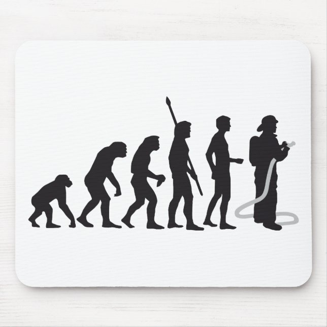 evolution firefighter mouse pad (Front)