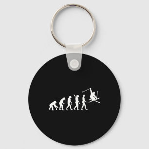 Evolution Freestyle Skiing Keychain